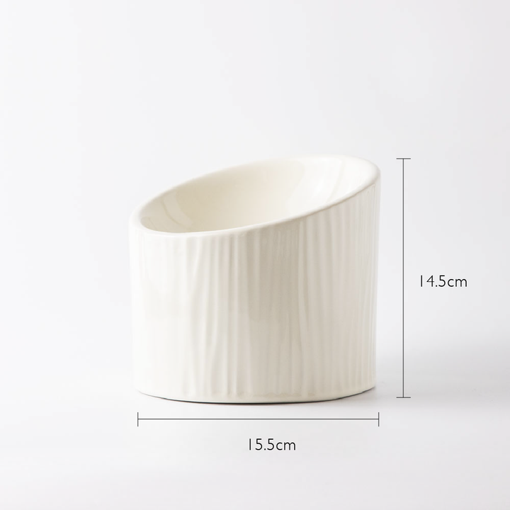 BAMBO 陶器フードボウル ホワイト