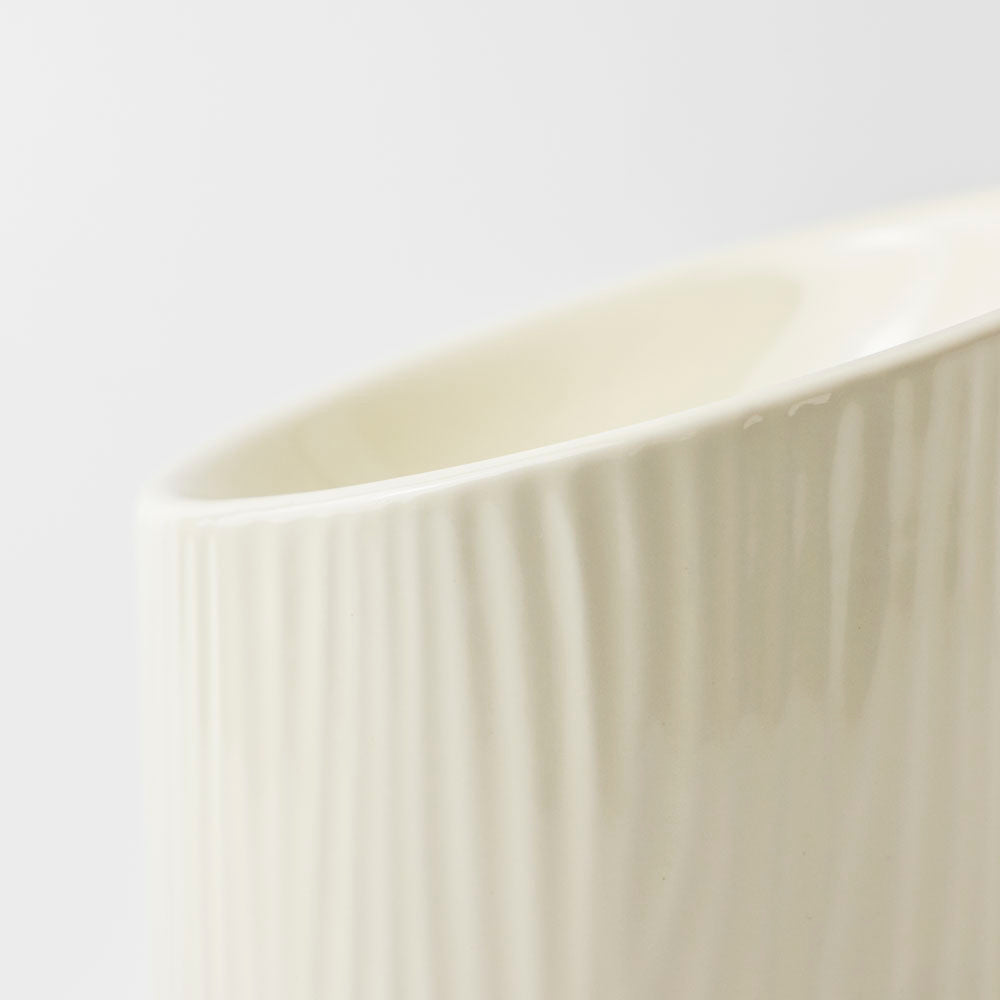 BAMBO 陶器フードボウル ホワイト