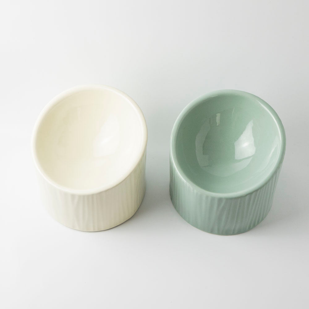 BAMBO 陶器フードボウル ホワイト