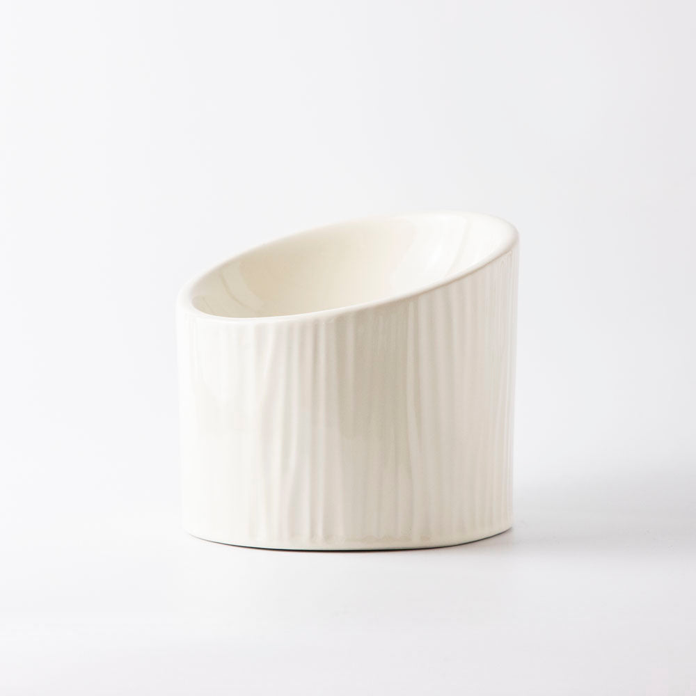 BAMBO 陶器フードボウル ホワイト