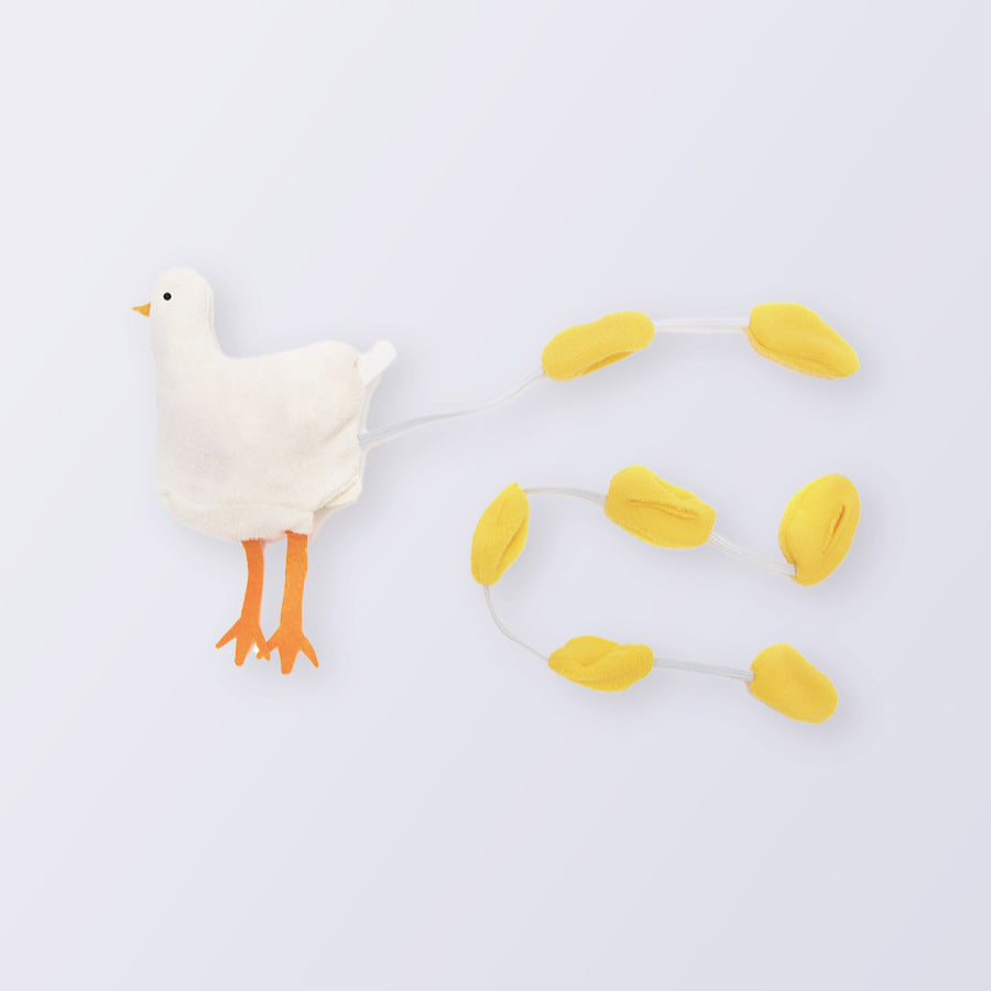 ノーズワーク 知育玩具 白い鳥と黄色い卵  犬用おもちゃ1