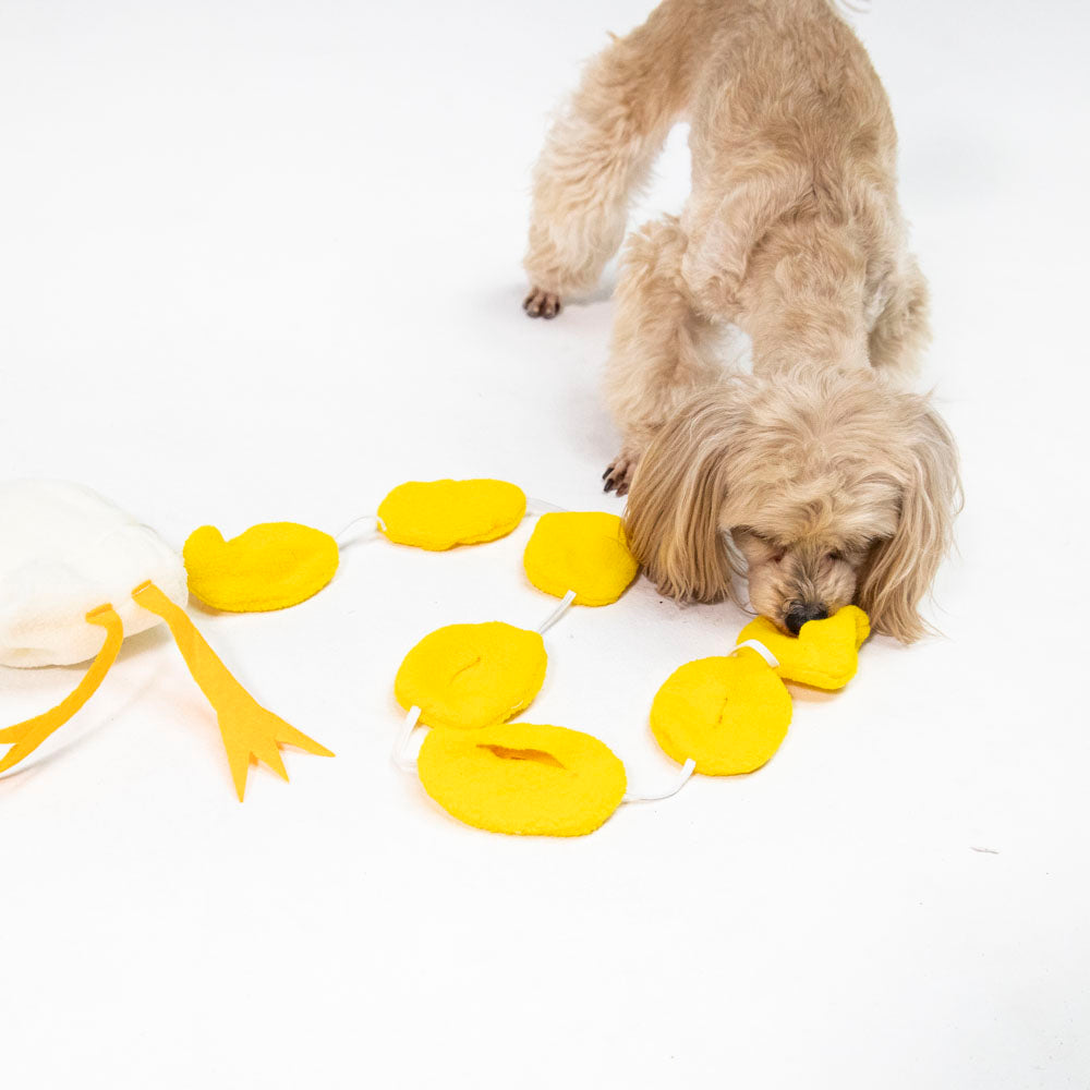 ノーズワーク 知育玩具 白い鳥と黄色い卵